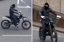 Hertfordshire police have released CCTV images after a dirt bike was driven dangerously.