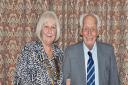 Ken Appel with Watford Rotary Club president Fiona Daly