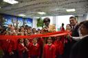 Rastamouse author Michael de Souza opens Priestmead Primary School's new library