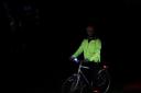 Cyclists have been urged to wear flourescent or reflective clothing at night