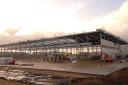 The new ARLA depot under construction.