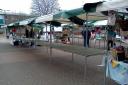 The depleted Farmers Market at 11 am on March 2nd