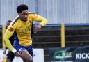 Shaun Jeffers struck twice on Tuesday as St Albans City added to the woes of bottom of the table Welling United at Park View Road. Credit: Jim Standen