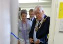 Mayor Geoff Harrison opens exhibition on Sopwell's history.