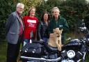 Zara the lion cub took centre stage to launch a new charity biker event in the spring.