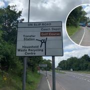 Hertfordshire County Council wants to expand its waste transfer station on the A405