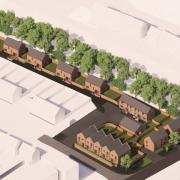 CGI of the council\'s proposed development on the King Offa site Credit: St Albans City and District Council clear for LDRS use