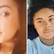 Torianna, 15, and Renee, 14 , have gone missing (photo Hertfordshire Constabulary)