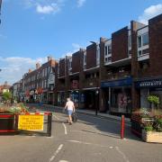 Pictured is High Street in St Albans which has reopened. However, it will shut again, initially at weekends but then 24/7 on a trial basis