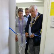 Mayor Geoff Harrison opens exhibition on Sopwell's history.