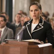 Felicity Jones stars as Ruth Bader Ginsburg in ON THE BASIS
