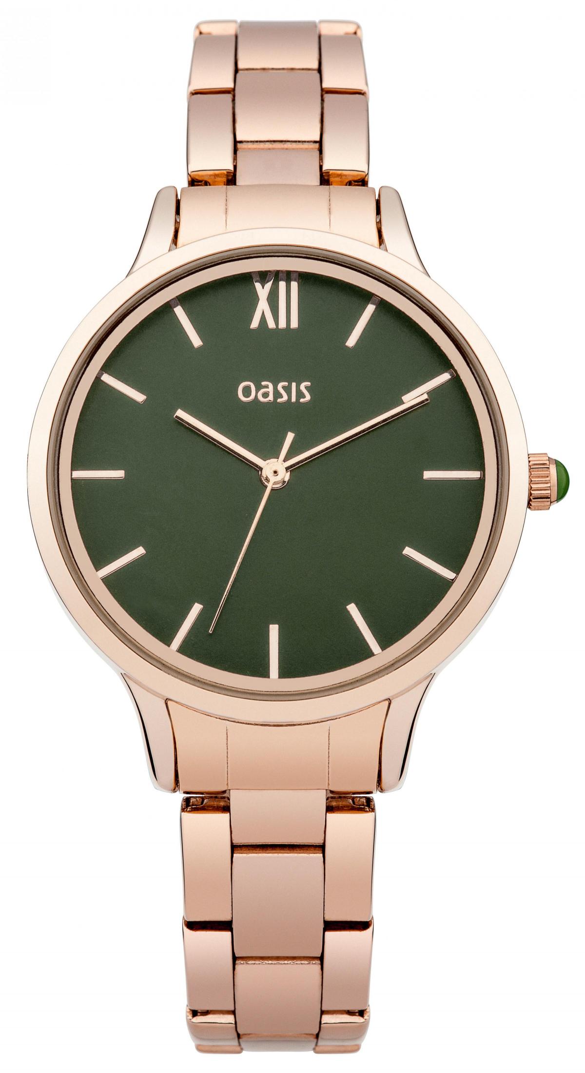 Oasis in John Lewis, rose gold bracelet watch, £40