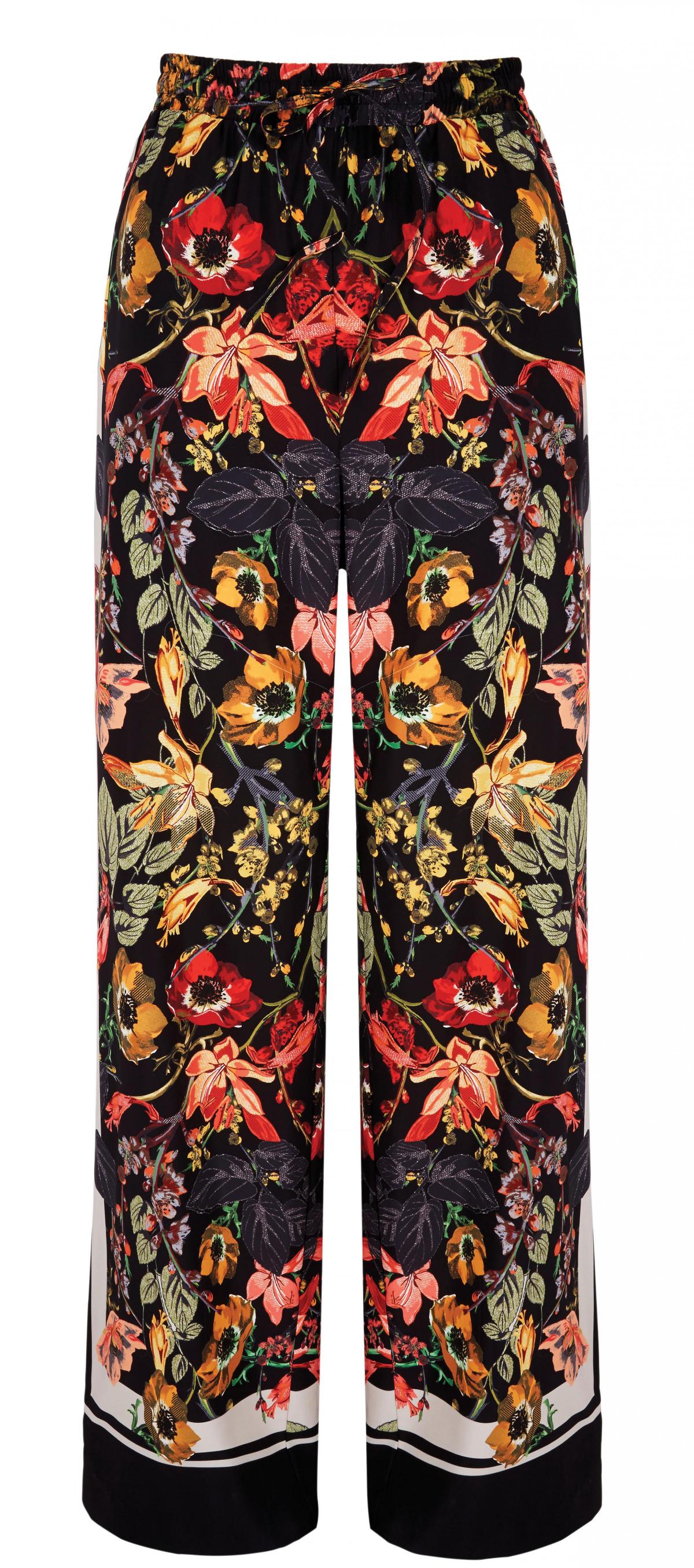Next, floral wide leg trouser, £36