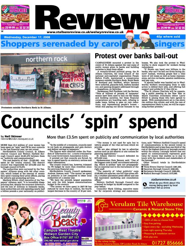 Click here to read the latest issue of the St Albans and Harpenden, Welwyn Hatfield Review.