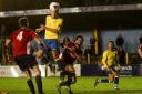 St Albans City's three game unbeaten run was ended by Hampton & Richmond Borough. Picture: Jim Standon