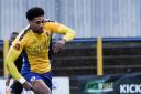 Shaun Jeffers struck twice on Tuesday as St Albans City added to the woes of bottom of the table Welling United at Park View Road. Credit: Jim Standen