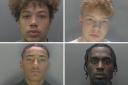 Isaac Wallace-Greaves (top left), Harvey Kavanagh (top right), Kai Henry-Smith (bottom left), Kobi Nelson (bottom right). Picture: Herts Police.