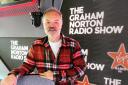 Graham Norton in the Virgin Radio studio (Virgin Radio/News UK/PA)
