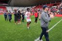 Sunderland's players and staff on their 'lap of appreciation' at the Stadium of Light