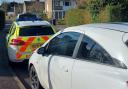Hertfordshire police stopped the 37-year-old's car in Hitchin this morning.