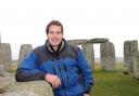 Dan Snow presenting at Stonehenge
for the Spring Solstice