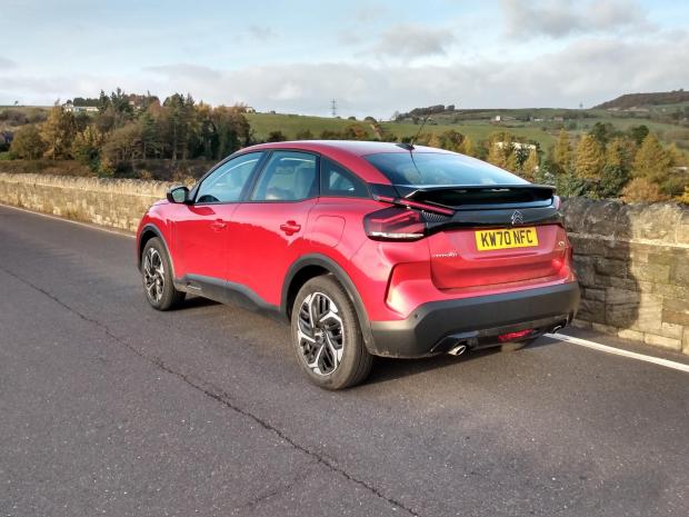 St Albans & Harpenden Review: The Citroen C4 Sense Plus pictured on a sunny day during a test drive near the border between South Yorkshire and Derbyshire