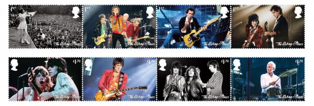 St Albans & Harpenden Review: The Rolling Stones are only the fourth music group to feature in a dedicated stamp issue. (Royal Mail)