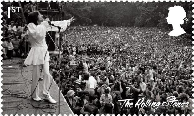 St Albans & Harpenden Review: Rolling Stones stamp from their Hyde Park performance in 1969 (Royal Mail/PA)