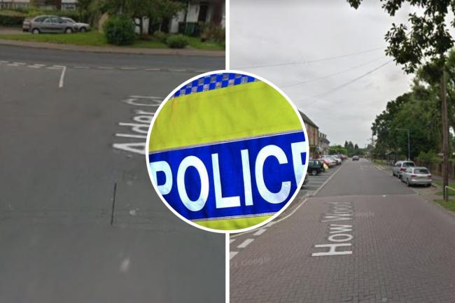 The incidents occurred in Alder Close and How Wood (google street view)