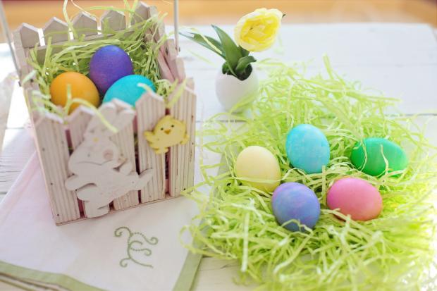 St Albans & Harpenden Review: Colourful Easter eggs in Easter crafts set. Credit: Canva