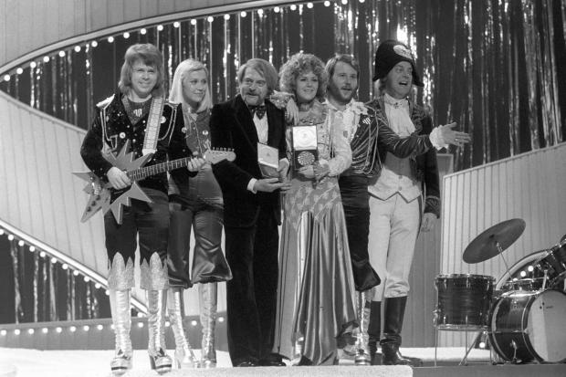 Members of ABBA from a picture taken in 1974 (PA)