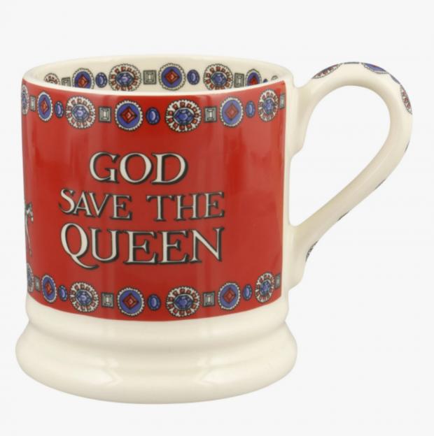 St Albans & Harpenden Review: Queen's Platinum Jubilee God Save The Queen 1/2 Pint Mug (Emma Bridgewater)) 