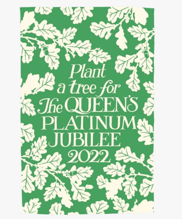 St Albans & Harpenden Review: Jubilee Tree Planting Tea Towel (Emma Bridgewater)