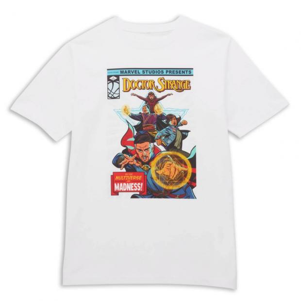 St Albans & Harpenden Review: Marvel Dr Strange Star Comic Oversized Heavyweight T-Shirt (Zavvi)