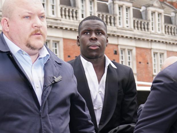 St Albans & Harpenden Review: Zouma on his way into court ahead of the sentencing (PA)