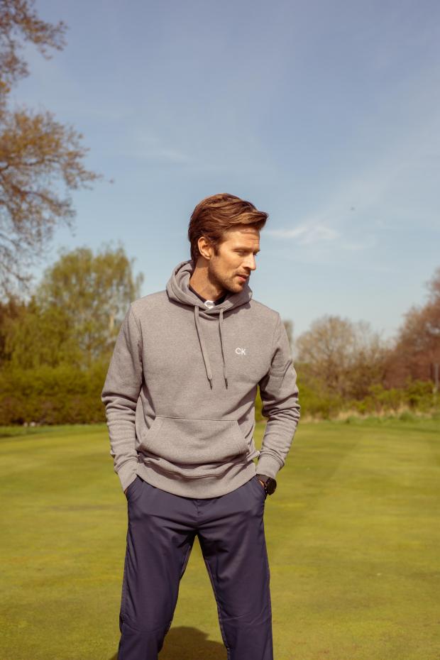 St Albans & Harpenden Review: Calvin Klein Columbia Tech Hoodie Midlayer. Credit: American Golf