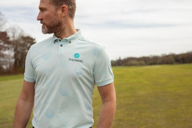 St Albans & Harpenden Review: Stromberg OCEANTEE Print Polo Shirt. Credit: American Golf