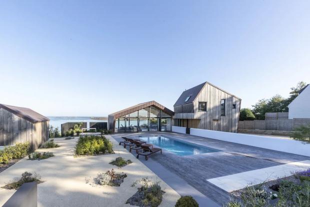 St Albans & Harpenden Review: Modern villa with stunning sea views, swimming pool, Jaccuzi - Brittany, France. Credit: Vrbo