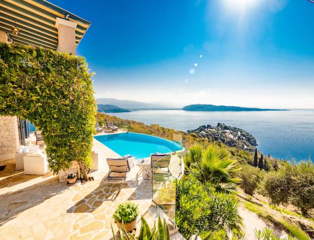 St Albans & Harpenden Review: Exquisite Family Villa With Spectacular Ocean Views And Heated Infinity Pool - Corfu, Greece. Credit: Vrbo