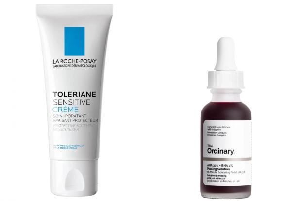 St Albans & Harpenden Review:  La Roche-Posay Toleriane Moisturizer and The Ordinary peelign Solution. Credit: LOOKFantastic