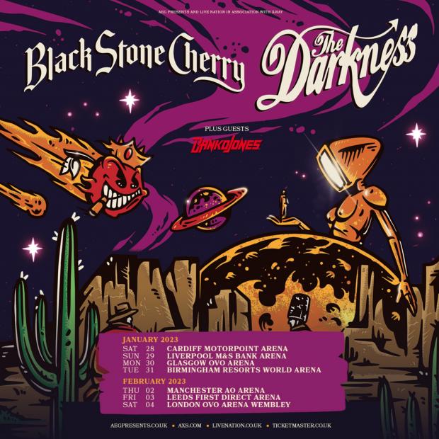 St Albans & Harpenden Review: The Darkness and Black Stone Cherry announce tour: How to get tickets (Live Nation)
