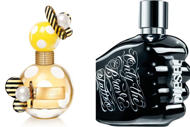 St Albans & Harpenden Review: (Left) Marc Jacobs Honey EDP and (right) Diesel Only the Brave Tattoo EDT (The Perfume Shop/Canva)