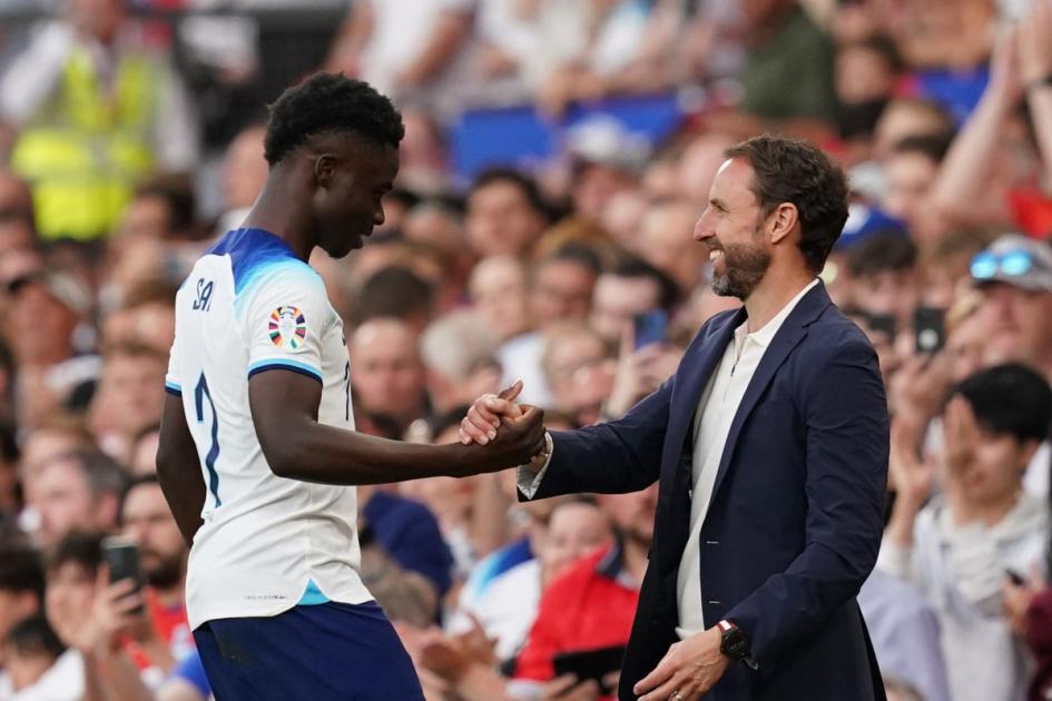 ‘Exceptional’ Bukayo Saka lauded by Gareth Southgate after England romp