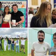 Students across St Albans and Harpenden have been pictured celebrating.