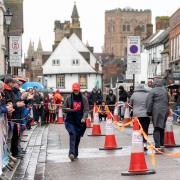 This year's St Albans pancake race has raised £5,534 for Home-Start Hertfordshire.