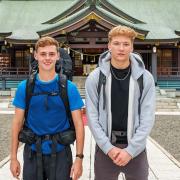 Owen and Alfie have a 60 per cent chance of winning Race Across The World.