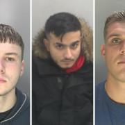 Three men are wanted by Hertfordshire police, following a number of offences in St Albans and Harpenden