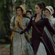 Lily James as Elizabeth Bennet leads her sisters into battle