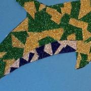 Enjoy making making colourful dolphin mosaics at the Verulamium Museum