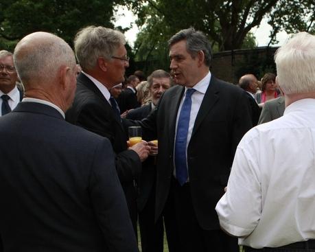 Badger expert Michael Clark met the Prime Minister